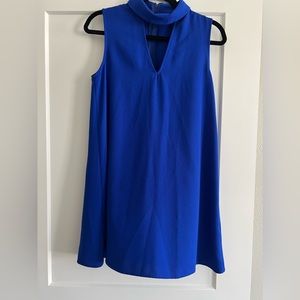 Karlie royal blue boutique shift dress small
